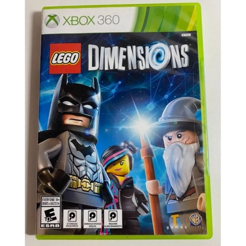 Lego Dimensions Video Game for XBox 360 Manual - Case is cracked